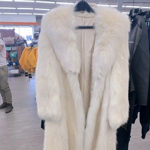 Faux fur coat